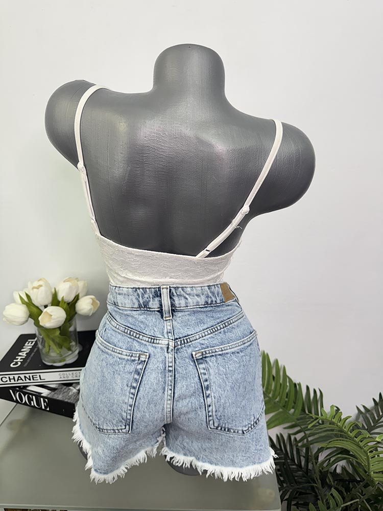 Pantaloni scurti blugi Costes M - imagine 2