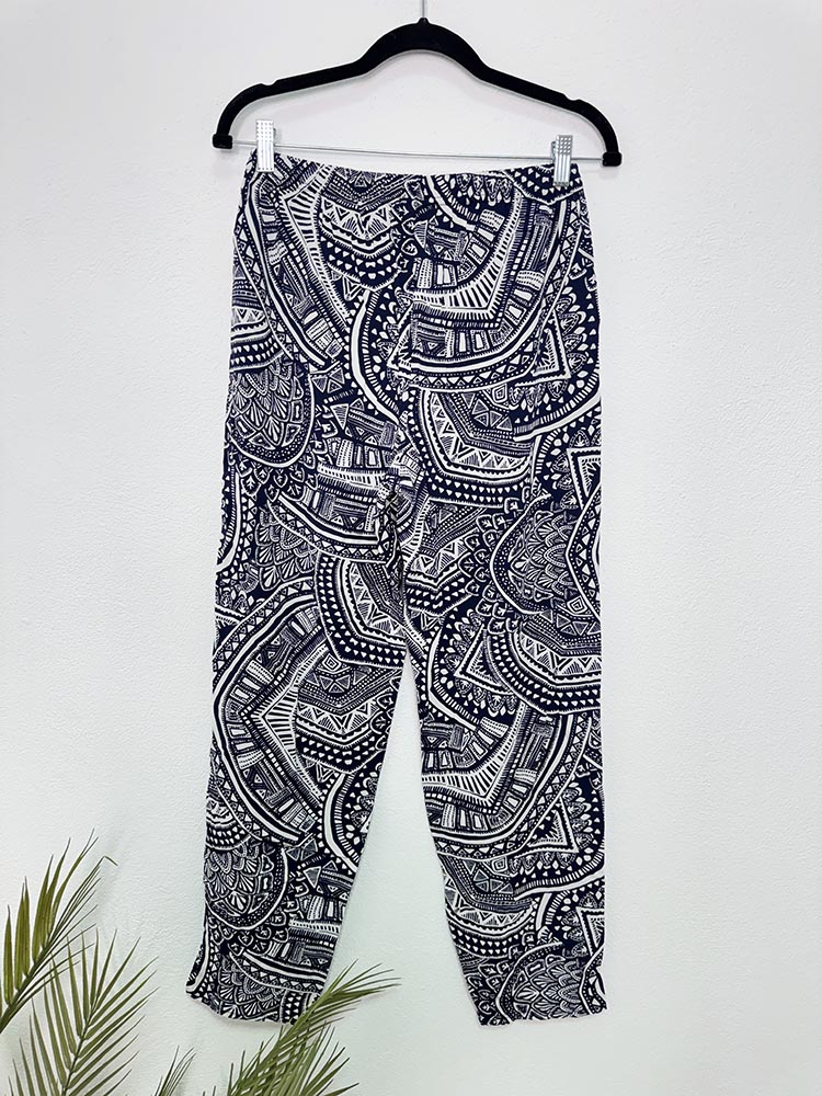 Pantaloni lejeri 100% vascoza Marinello L - imagine 2