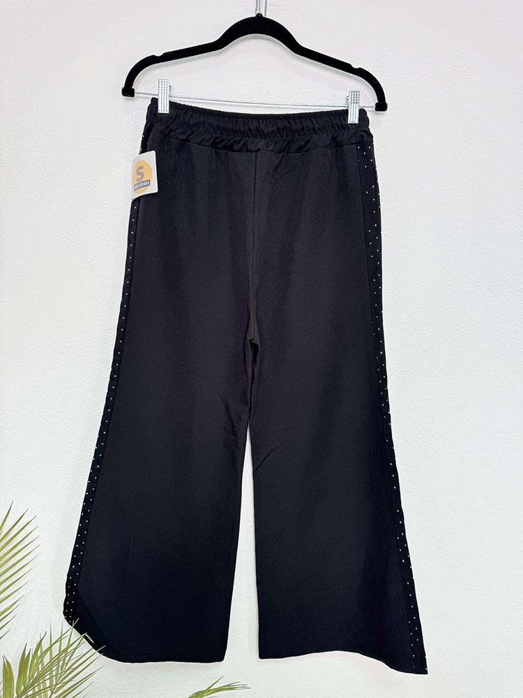 Pantaloni wud leg Siria Moda cam M-L - imagine 2