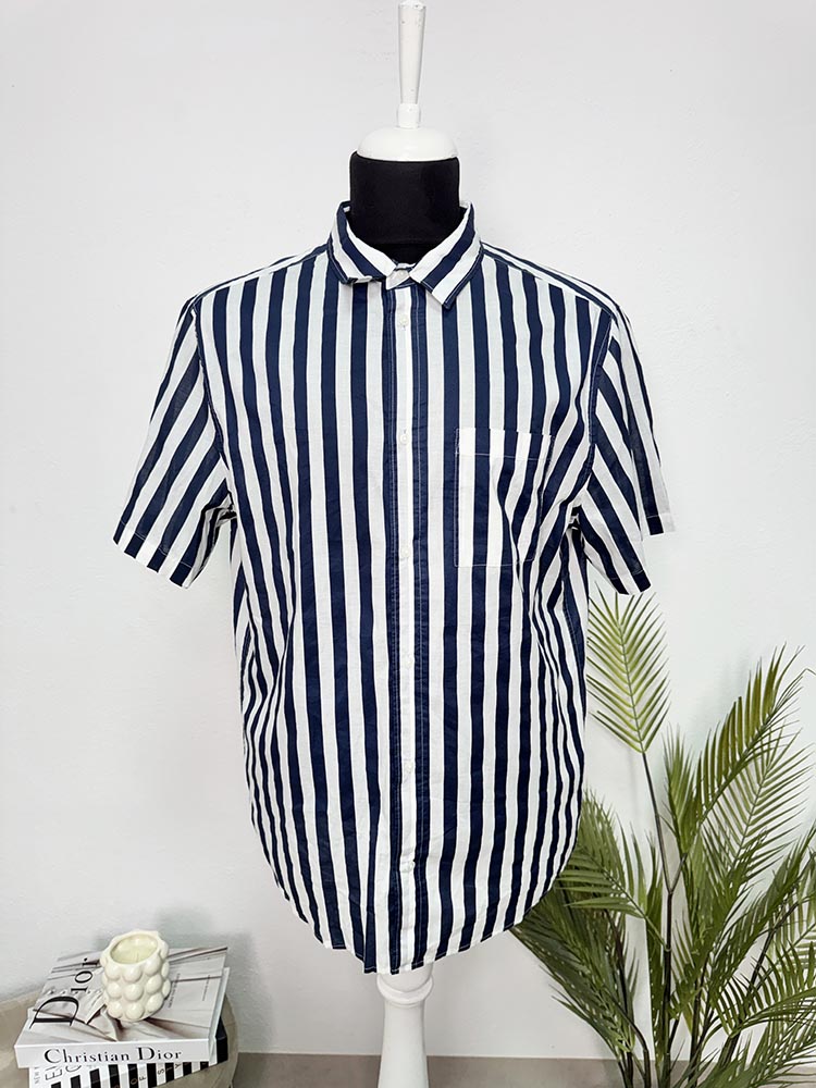 Camasa regular fit maneca scurta 100% bumbac H&M L