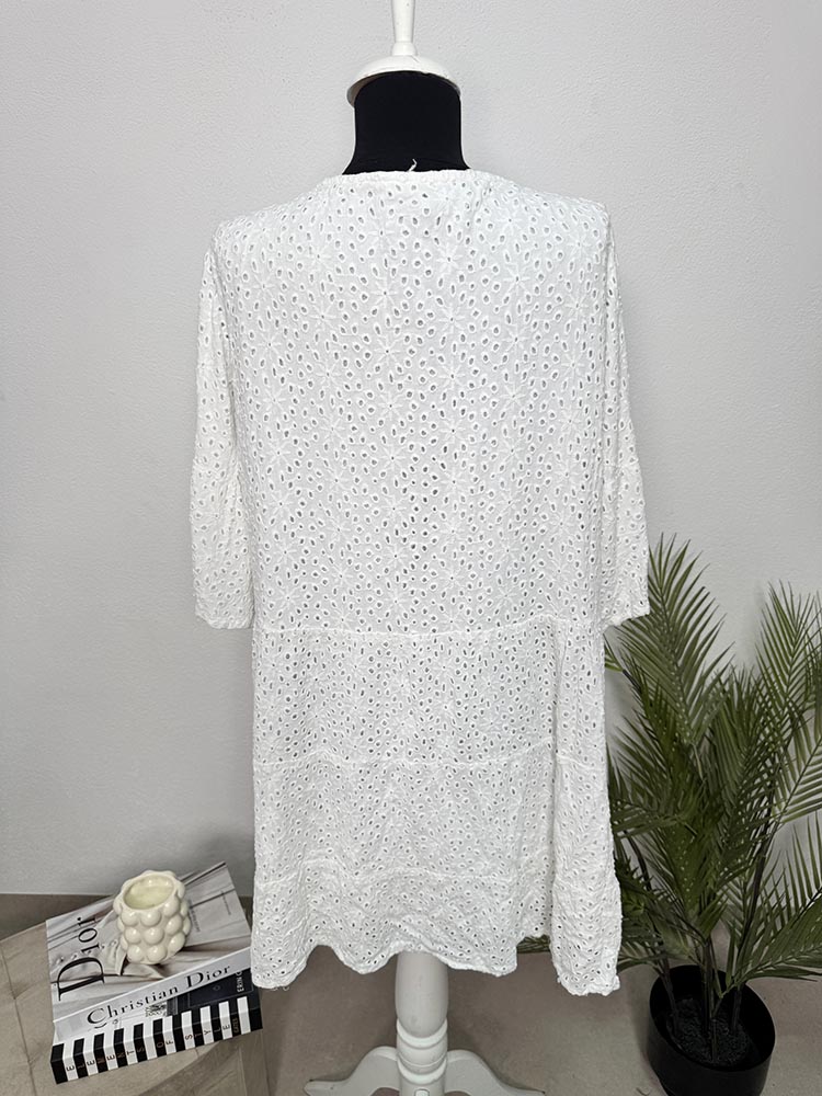 Rochie calitativa 100% bumbac ESTVL 48 - imagine 2