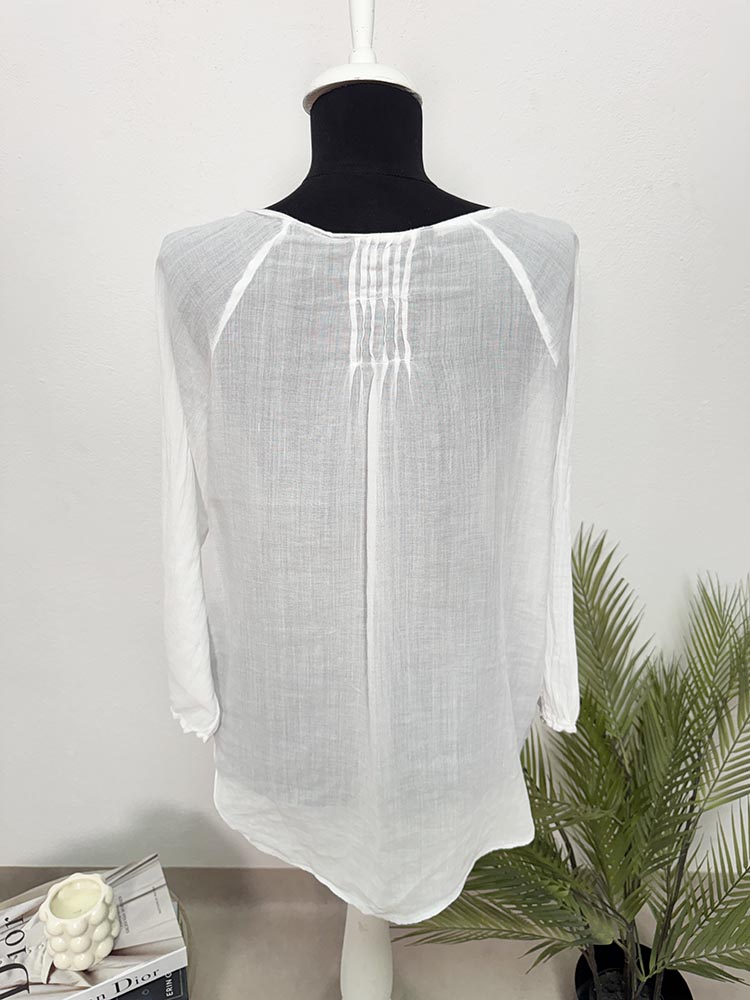 Bluza calitativa in bumbac Zara S - imagine 2