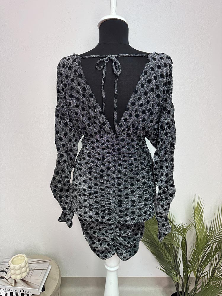 Rochie calitativa cu spate deosebit LOAVIES S - imagine 2