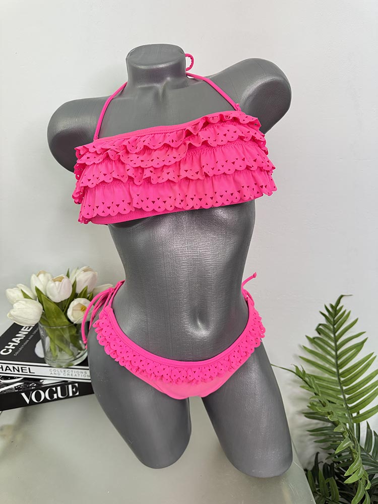 Costum de baie doua piese sutien cu burete Suteblanco 42