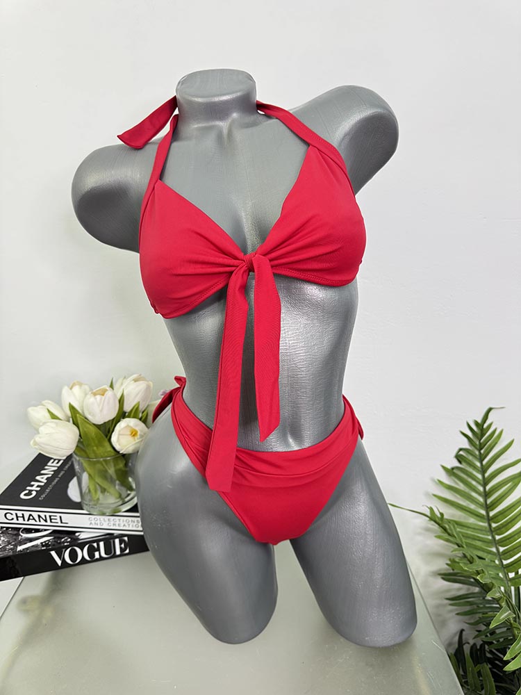 Costum de baie doua piese sutien fara burete Golden lady S