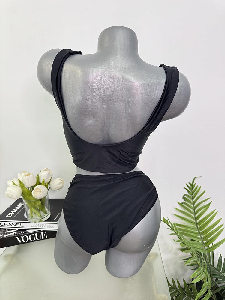 Costum de baie doua piese sutien cu burete 40 - imagine 2