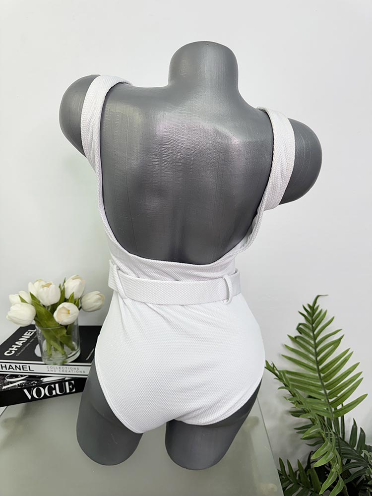 Costum de baie intreg sutien cu burete cam S-M - imagine 2