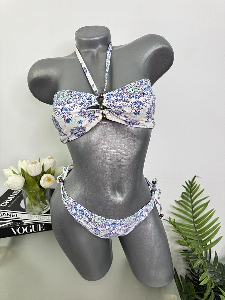 Costum de baie doua piese sutien cu burete S