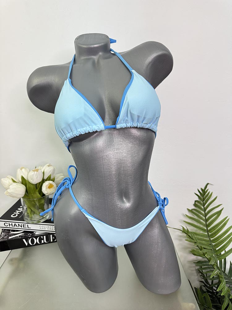 Costum de baie doua piese sutien cu burete XS