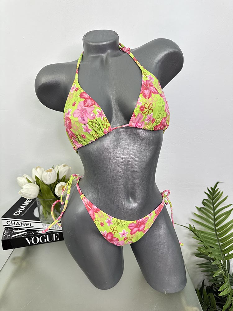 Costum de baie doua piese sutien fara burete S