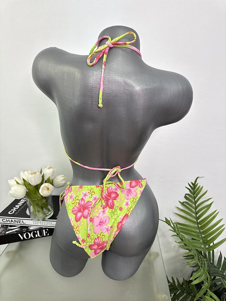 Costum de baie doua piese sutien fara burete S - imagine 2
