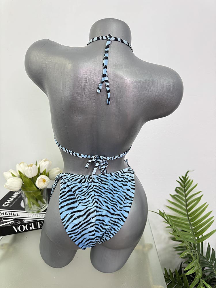 Costum de baie doua piese sutien cu burete Tezenis S - imagine 2