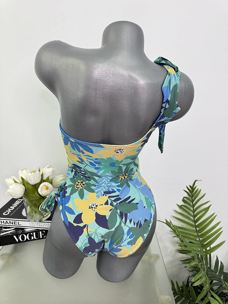 Costum de baie intreg sutien cu burete cam S - imagine 2