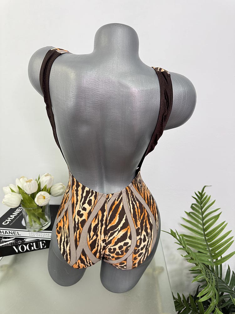 Costum de baie intreg sutien fara burete Lycra 40 - imagine 2