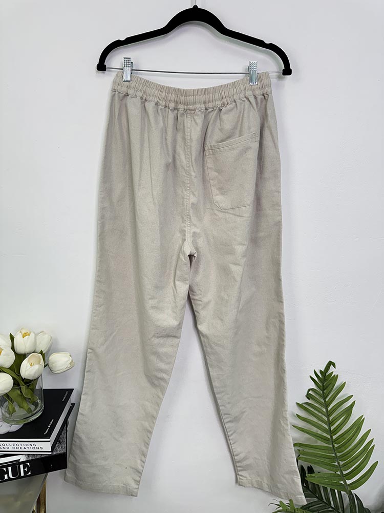 Pantaloni in bumbac cam M - imagine 2