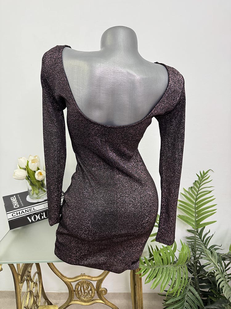 Rochie stralucitoare H&M 36 - imagine 2