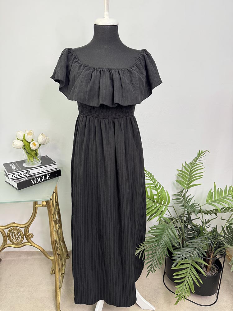 Rochie cu elastic in talie 100% vascoza Shein L