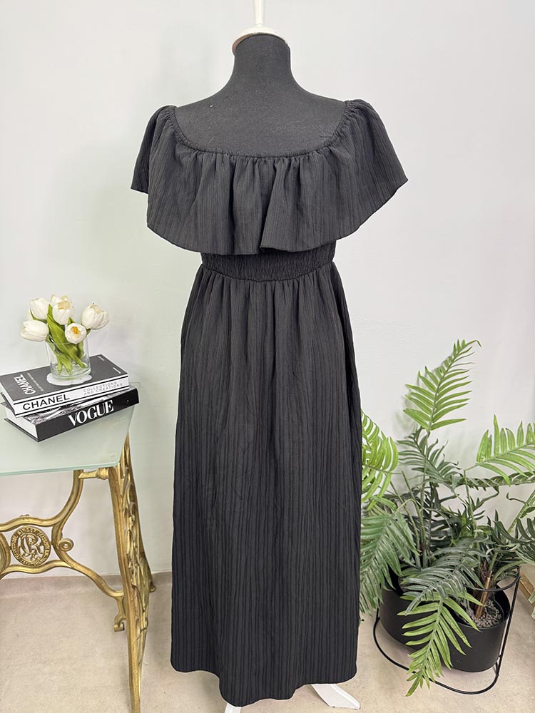 Rochie cu elastic in talie 100% vascoza Shein L - imagine 2
