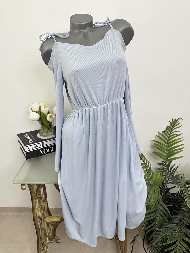 Rochie cu elastic in talie Lost ink 38
