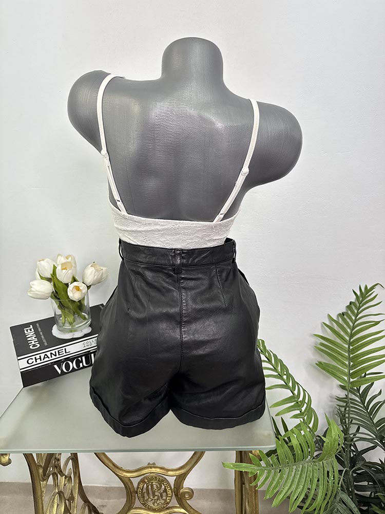 Pantaloni scurti piele 36 - imagine 2