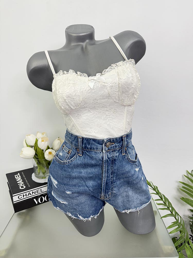 Pantaloni scurti blugi H&M 38