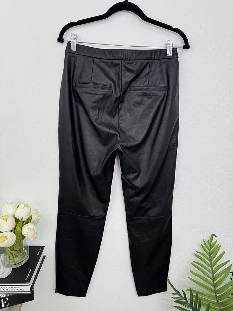 Pantaloni imitatie piele Hugo Boss cam M - imagine 2