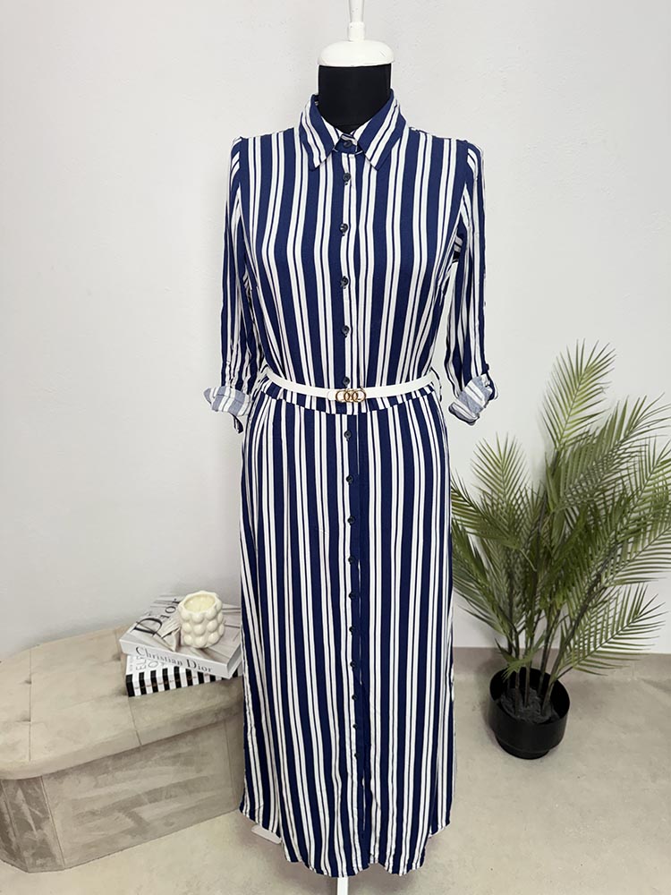 Rochie calitativa tip camasa curea inclus LCW S