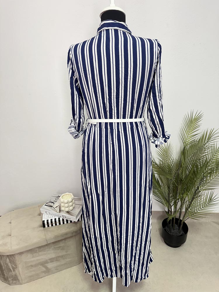 Rochie calitativa tip camasa curea inclus LCW S - imagine 2