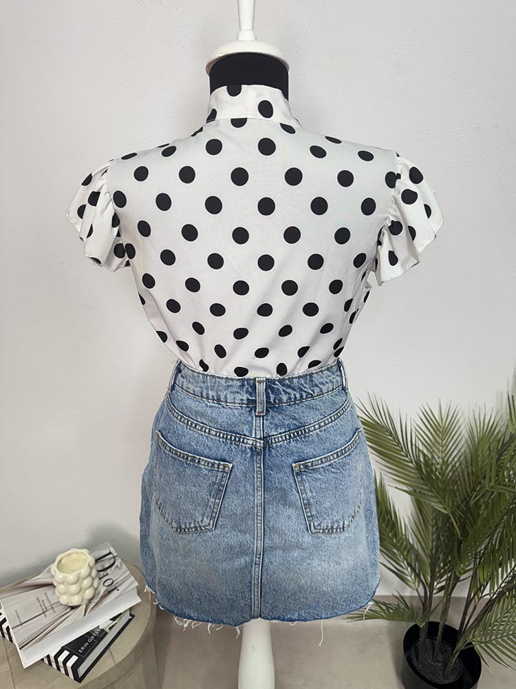 Fusta calitativa blug denim.co 38 - imagine 2