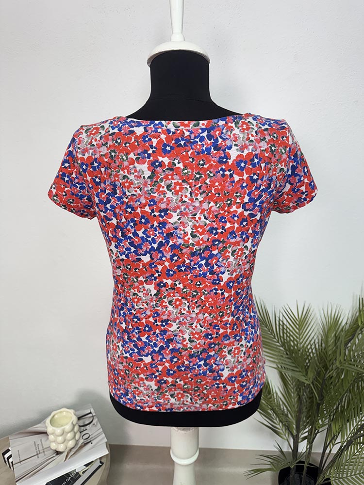 Tricou calitativ bumbac Lands'end XS - imagine 2