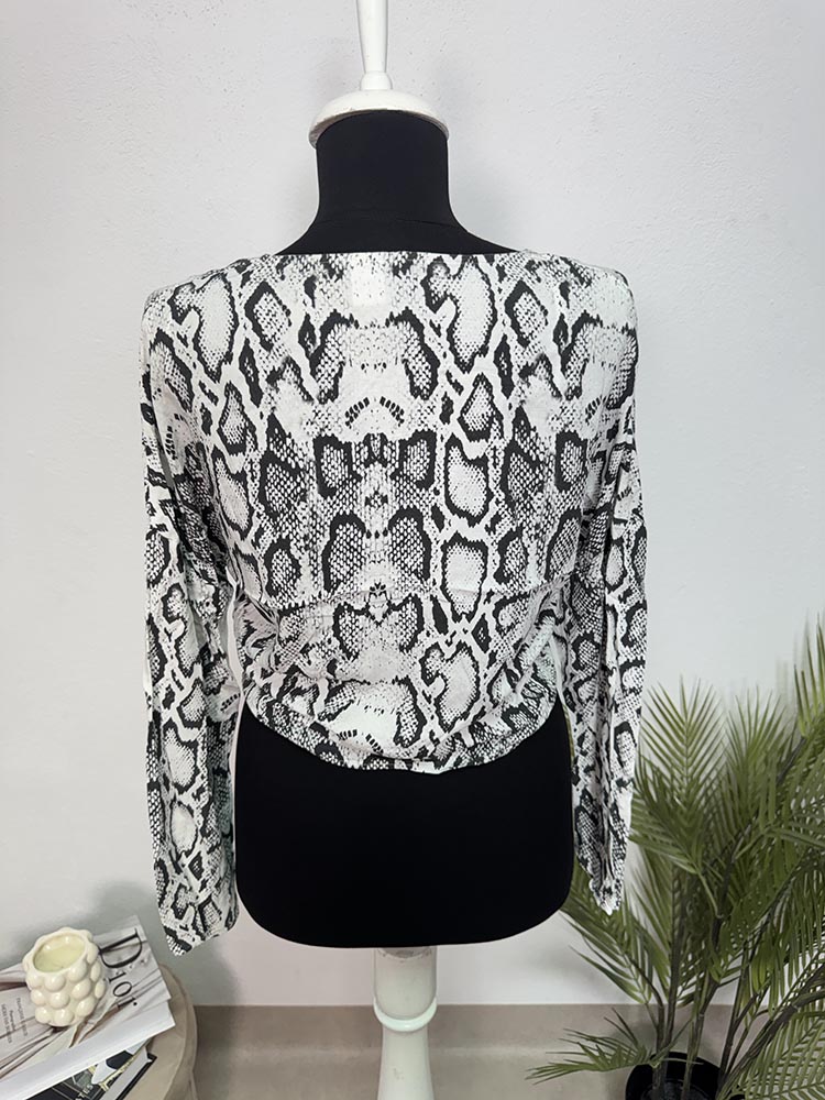 Bluza deosebitac vascoza H&M 40 - imagine 2
