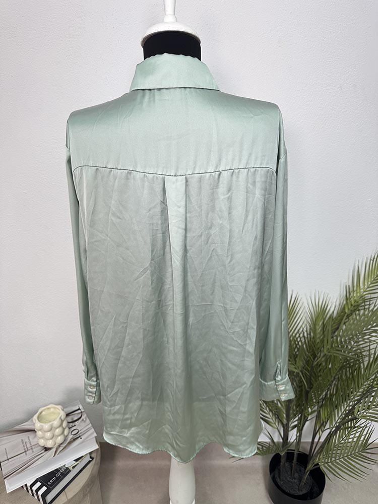 Camasa satinata Zara L - imagine 2