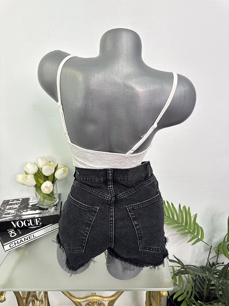 Pantaloni scurti blugi Pull&Bear 36 - imagine 2