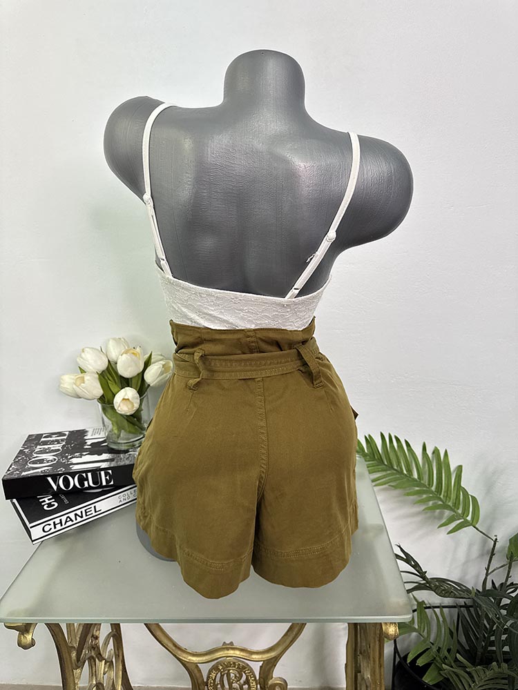 Pantaloni scurti cu cordon Topshop 34 - imagine 2