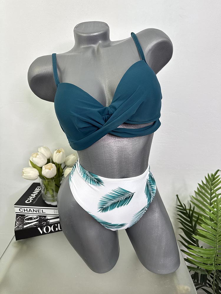 Costum de baie doua piese sutien cu burete M