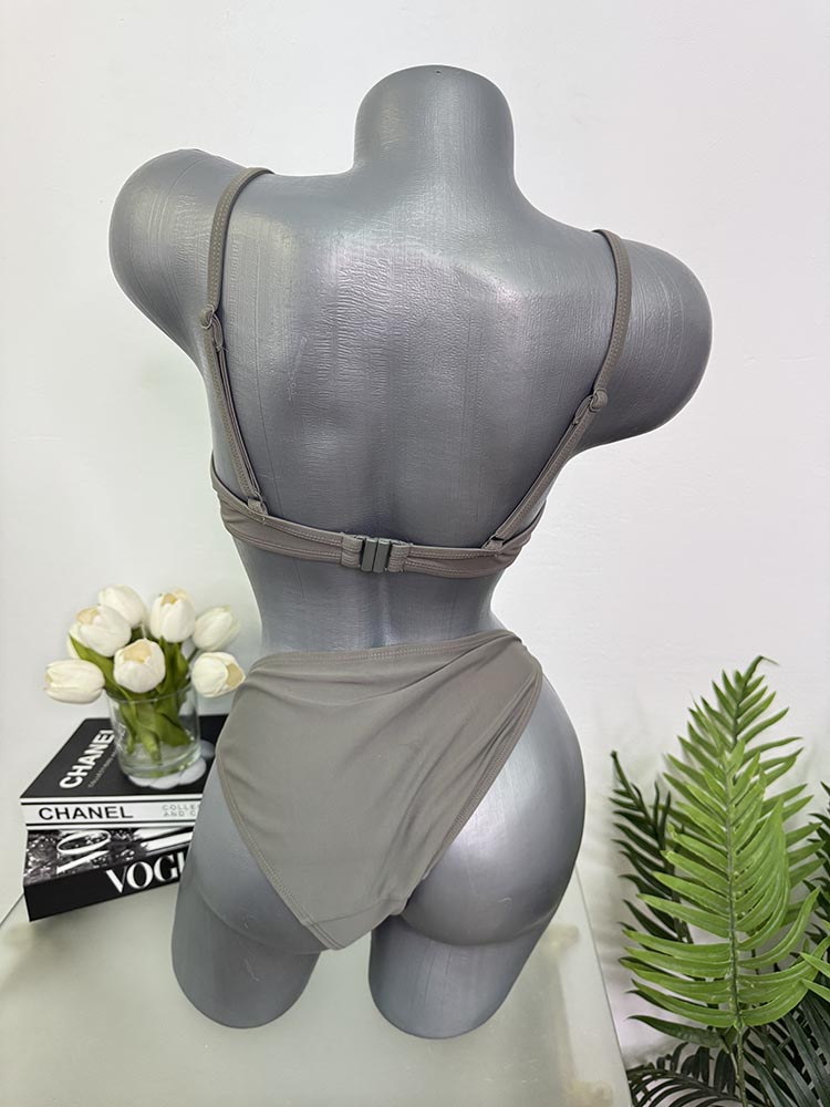 Costum de baie doua piese sutien cu burete S - imagine 2