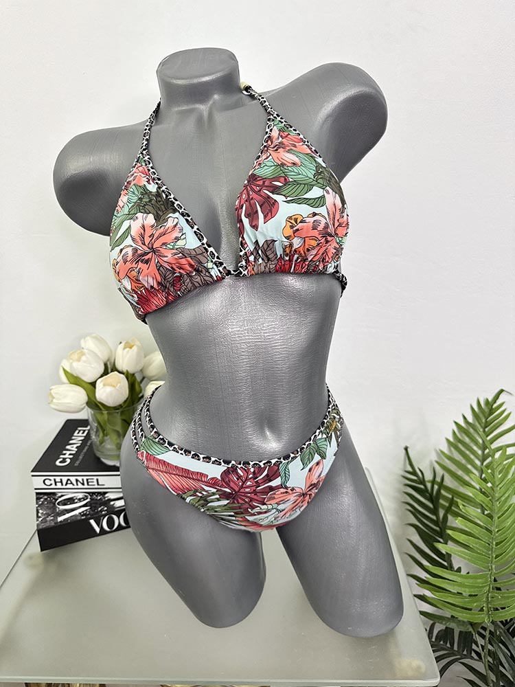 Costum de baie doua piese sutien fara burete Bruno Banani S