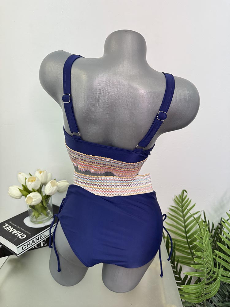 Costum de baie doua piese sutien cu burete M - imagine 2