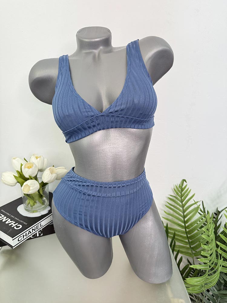 Costum de baie doua piese sutien cu burete S