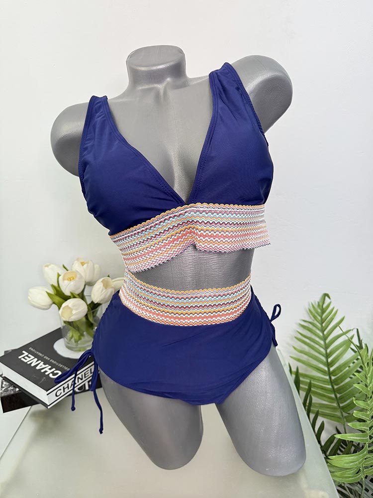 Costum de baie doua piese sutien cu burete XL