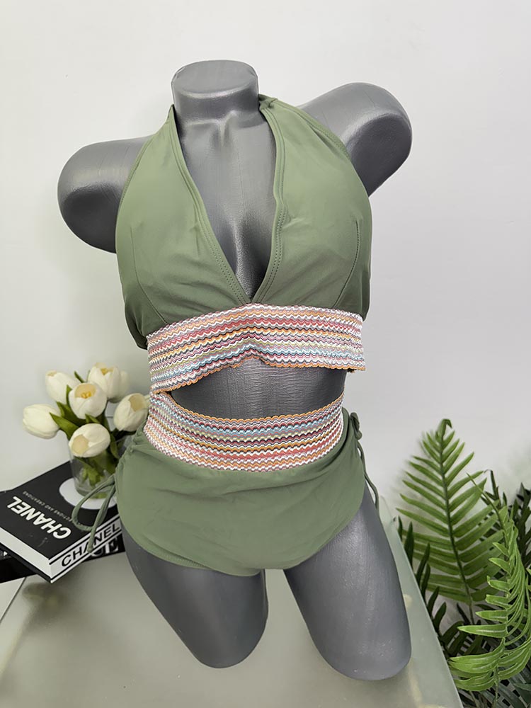 Costum de baie doua piese sutien cu burete L