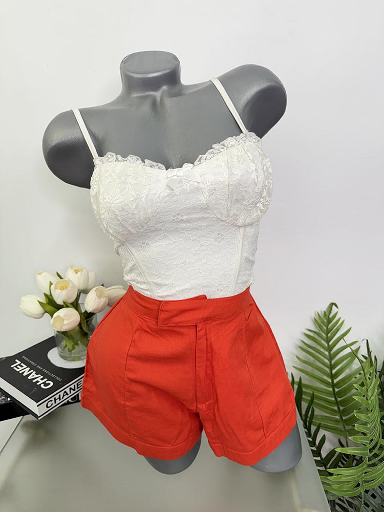 Pantaloni scurti bumbac Unele studios XS