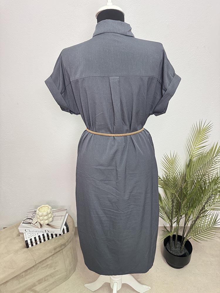 Rochie calitativa tip camasa Only 36 - imagine 2
