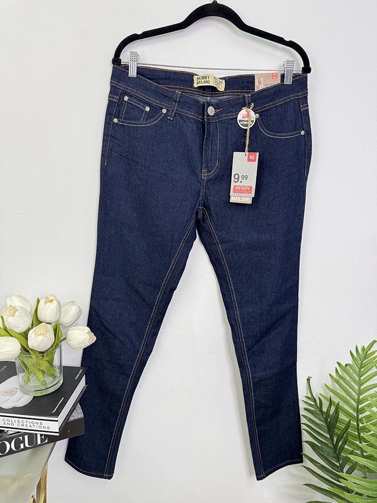 Blugi elastici skinny Infinity 42