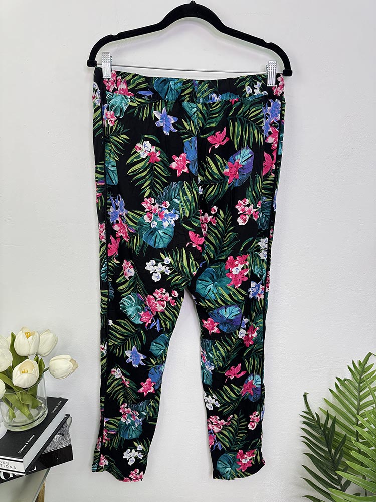 Pantaloni lejer vascoza Esmara cam L - imagine 2