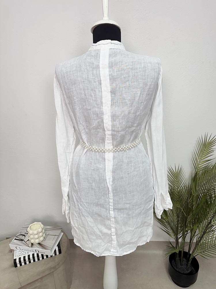 Rochie calitativa tip camasa Benetton Cam XXS-XS - imagine 2