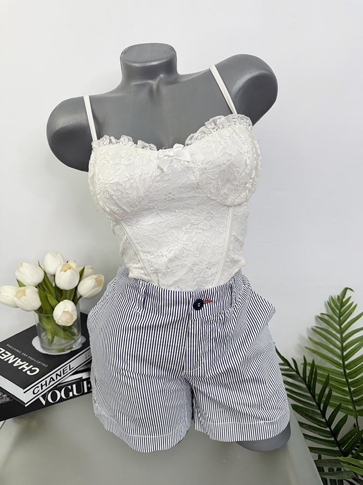 Pantaloni scurti bumbac Via Cortesa 36