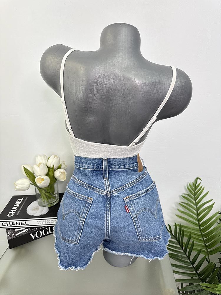 Pantaloni scurti blugi Levi's 31 - imagine 2
