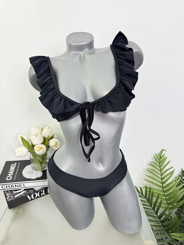 Costum de baie doua piese sutien cu burete S