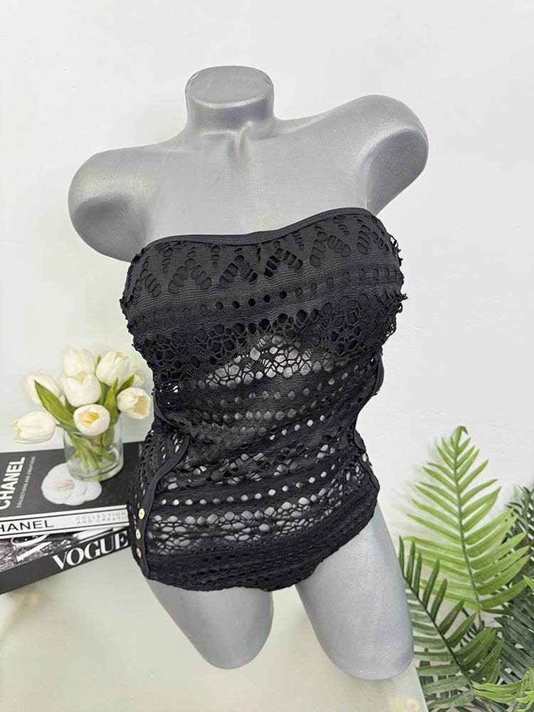 Costum de baie intreg sutien cu burete L